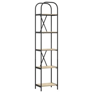 vidaXL Grāmatu plaukts 5 līmeņi 40 x 30 x 183 cm Inženierijas koks