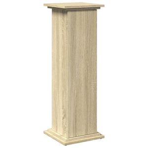 vidaXL displeja statīvs ar glabā&scaron;anas 31x30x90 cm inženierijas koks