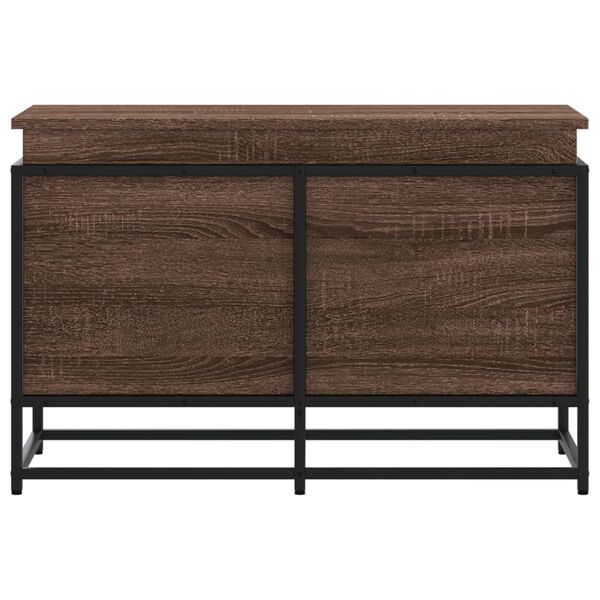 vidaXL uzglabā&scaron;anas kaste ar vāku, 80x40x51,5 cm, inženierijas koks