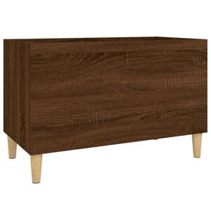 vidaXL ierakstu skapītis, 74,5x38x48 cm, inženierijas koks, ozolkoka