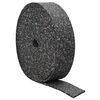 vidaXL Gumijas granulu rullis Melns 2000 x 12 x 0,3 cm Gumija