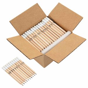 vidaXL HB zīmuļi &Oslash; 0,7 x 10 cm Dabiska Ciets popļu koks