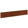 vidaXL Zāliena Apmale 30 pcs 100 x 18 cm Tērauds Rūsa