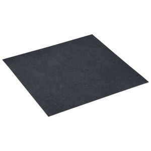 vidaXL Grīdas dēļi Melns 5,11 m&sup2; 55 gab. PVC