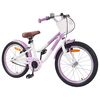 vidaXL Bērnu Velosipēds 18 Collas 5-7 gadiem Violeta