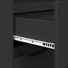 vidaXL Vannas istabas skapītis ar atvilktni Melna 72,5 x 36,5 x 100 cm