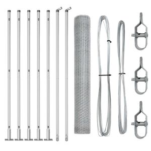 vidaXL Žoga āķis Sudraba