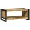 vidaXL Kafijas galdiņ&scaron; Brūna 90 x 50 x 38 cm Cieta mango koksne