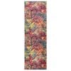 vidaXL Paklāja ceļ&scaron; LESAKA krāsains 100 x 450 cm Dimanta samts