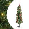 vidaXL Mākslīgā Ziemassvētku eglīte su 150 LED ar statīvu Zaļa 120 cm