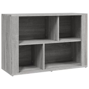 vidaXL kumode, pelēka ozolkoka, 80x30x54 cm, inženierijas koks