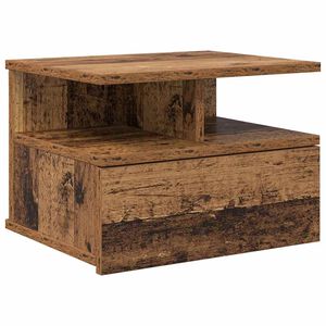 vidaXL Peldo&scaron;ais naktsgaldiņ&scaron; Vecs koks 40 x 31 x 28 cm