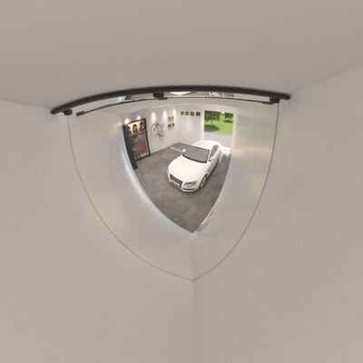 vidaXL satiksmes spoguļi, 2 gb., ceturtdaļas kupolveida, Ø80cm, akrils