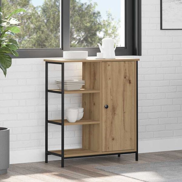 vidaXL Puse Artisānā ozols 70 x 30 x 80 cm