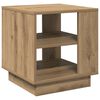 vidaXL kafijas galdiņ&scaron; Artisan ozols 40x40x43 cm Engineered Wood