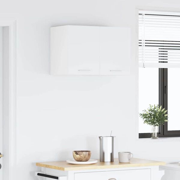 vidaXL Piekarams skapītis ar uzglabā&scaron;anu 2 pcs Balts 30 x 31 x 40 cm