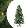 vidaXL Mākslīgā Ziemassvētku eglīte Zaļa 150 cm PE un PVC
