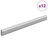 vidaXL Skapja stieple 12 gab. Sudraba 316 x 15 x 29 mm