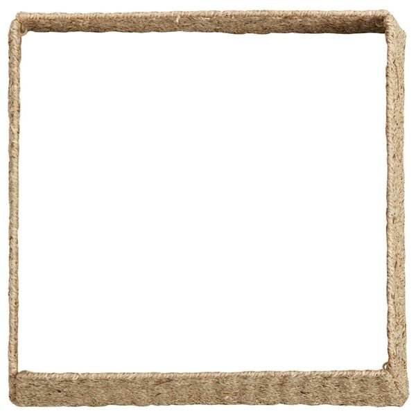 vidaXL Ziemassvētku koka apmale Brūna 70 x 70 x 28 cm Jūras zāle