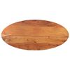 vidaXL galda virsma, 90x40x3,8 cm, ovāla, akācijas masīvkoks