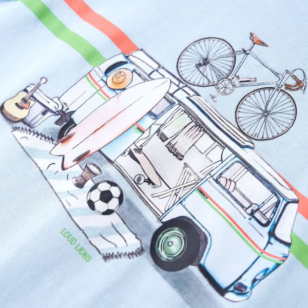 Bērnu T-krekls, gai&scaron;i zils, 116