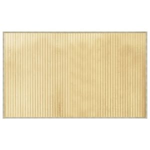 vidaXL paklājs, taisnstūra forma, dabīga krāsa, 60x100 cm, bambuss