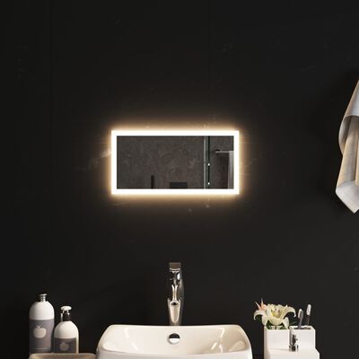vidaXL vannasistabas spogulis ar LED, 20x40 cm