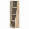 vidaXL Stūra skapītis 27,5x27x102cm Inženierijas koks Sonoma ozols