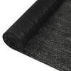 vidaXL norobežojo&scaron;ais tīkls, melns, 2x25 m, HDPE, 195 g/m&sup2;