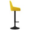vidaXL bāra krēsli, 2 gab., sinepju dzeltens samts