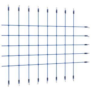 vidaXL rāp&scaron;anās tīkls, 200x150 cm, zils