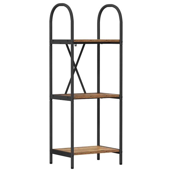 vidaXL Grāmatu plaukts Vecs koks 40 x 30 x 109 cm Inženierijas koks