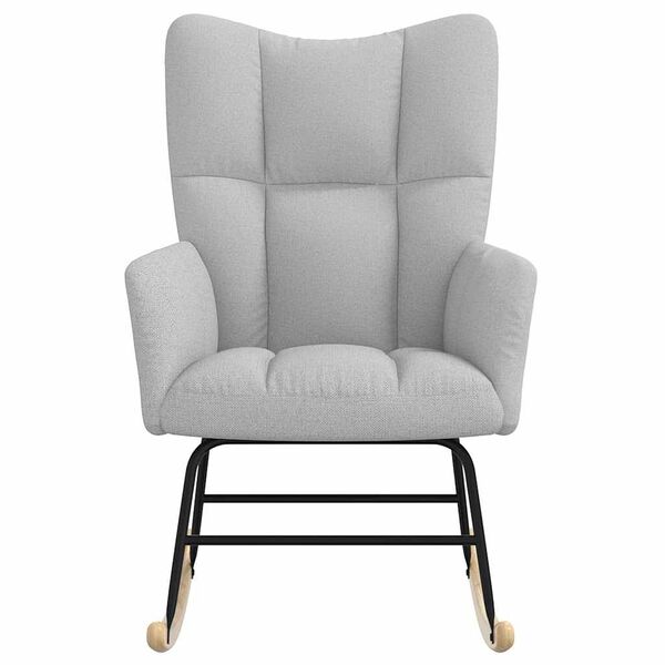 vidaXL &scaron;ūpuļkrēsls Cloud Grey Fabric