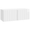 vidaXL Sienā piestiprināms TV skapis 78,5 x 31 x 30 cm Spīdīgi balts