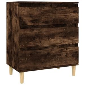 vidaXL kumode, ozolkoka krāsa, 60x35x70 cm, inženierijas koks