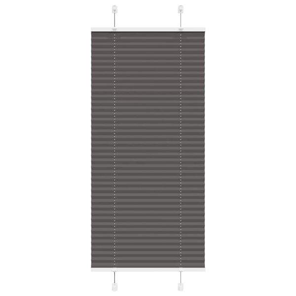 vidaXL kroku žalūzija melna 60x100 cm auduma platums 59,4 cm