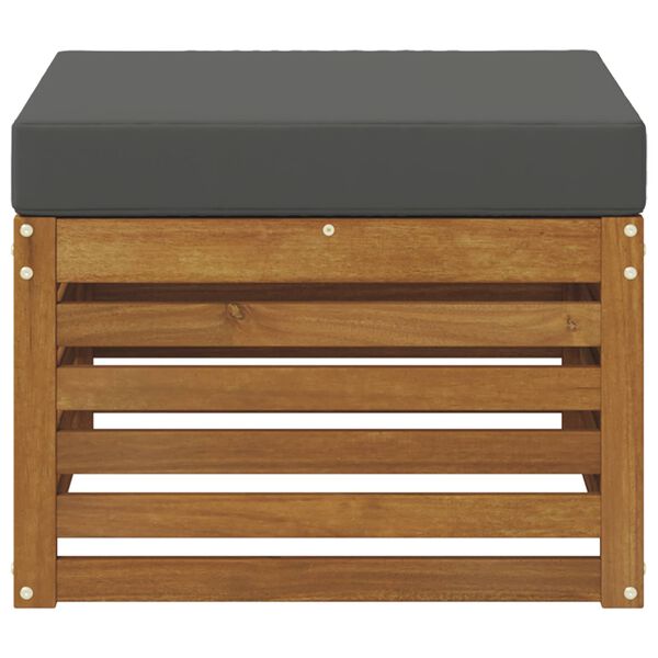 vidaXL Āra krēsls Cietā akācijas koks Dabiska