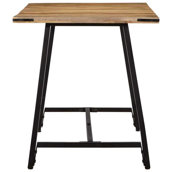 vidaXL virtuves galds, 140x70x75 cm, mango masīvkoks