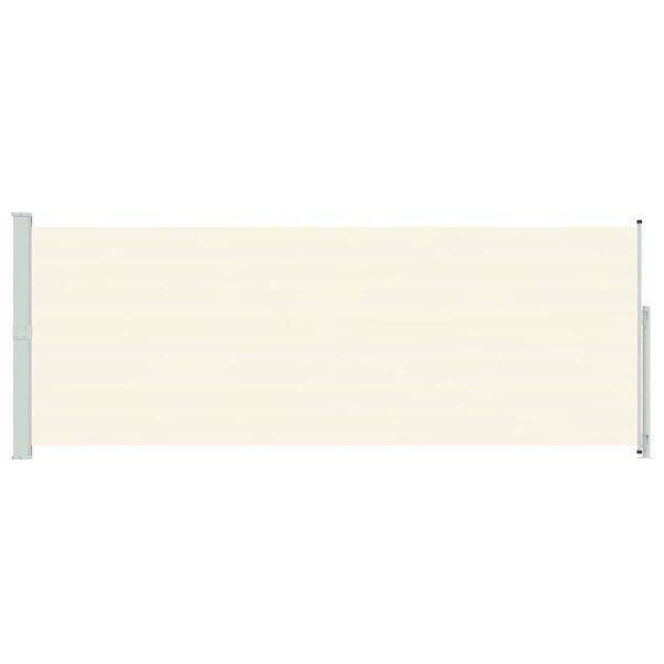 vidaXL izvelkama sānu markīze, krēmkrāsas, 180x500 cm