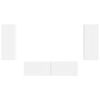 vidaXL TV skapī&scaron;u komplekts 2 pcs Balts Inženierijas koks