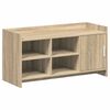 vidaXL Apavu skapis Sonomas ozols 100 x 39,5 x 51 cm Inženierijas koks