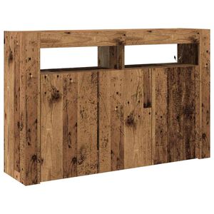 vidaXL Puse Vecs koks 116 x 30 x 75 cm Inženierijas koks