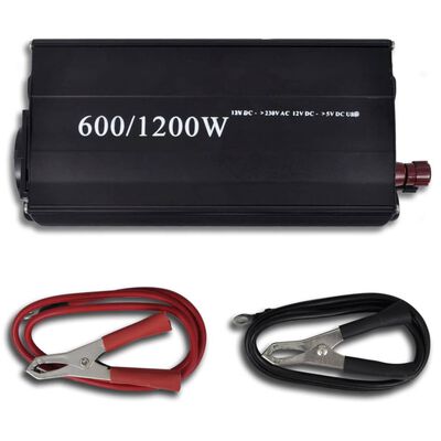 Sprieguma Pārveidotājs 600-1200 W ar USB