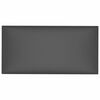 vidaXL Sienas galvgals 12 gab. 30 x 15 cm Pelēks audums