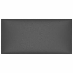 vidaXL Sienas galvgals 12 gab. 30 x 15 cm Pelēks audums