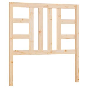 vidaXL gultas galvgalis, 106x4x100 cm, priedes masīvkoks