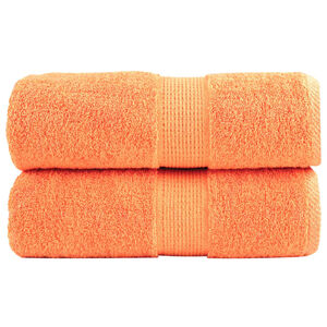 vidaXL Premium dvieļi, 2 gab., oranži, 30x30 cm, 600 g/m&sup2;, SOLUND