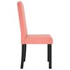 vidaXL virtuves krēsli, 6 gab., rozā samts