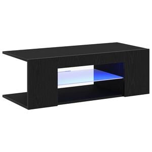 vidaXL Televizora skapī&scaron;a 90 x 39 x 30 cm Melns ozolkoks