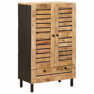 vidaXL Uzglabā&scaron;anas skapji Dabiska 60 x 33 x 100 cm Cieta mango koksne